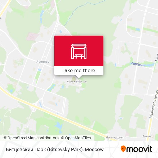 Битцевский Парк (Bitsevsky Park) map