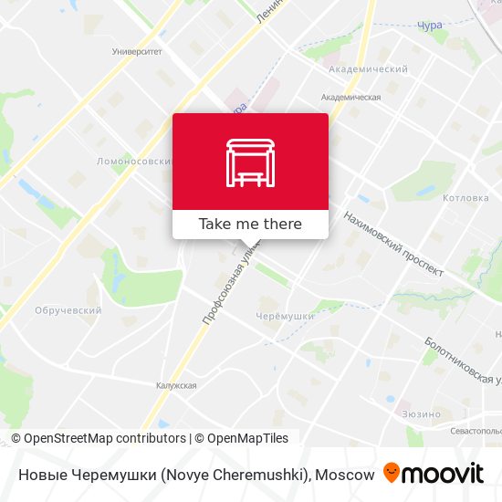 Новые Черемушки (Novye Cheremushki) map