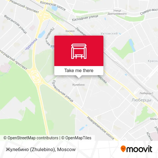 Жулебино (Zhulebino) map