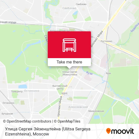 Улица Сергея Эйзенштейна (Ulitsa Sergeya Eizenshteina) map