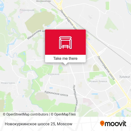 Новокуркинское шоссе 25 map