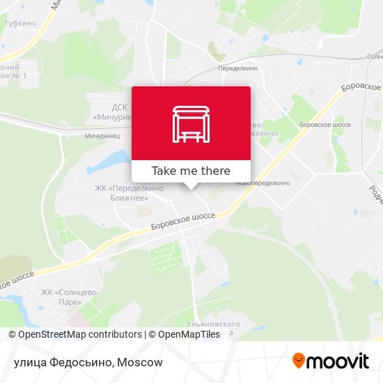 улица Федосьино map