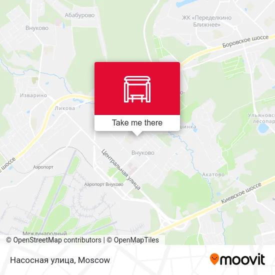 Насосная улица map
