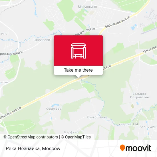 Река Незнайка map