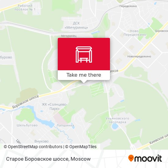 Старое Боровское шоссе map