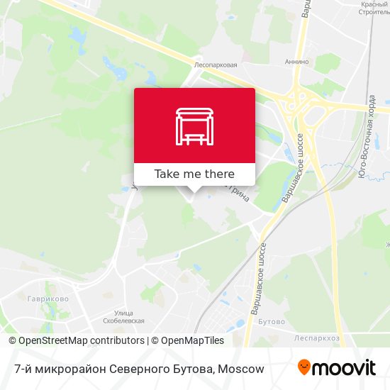 7-й микрорайон Северного Бутова map