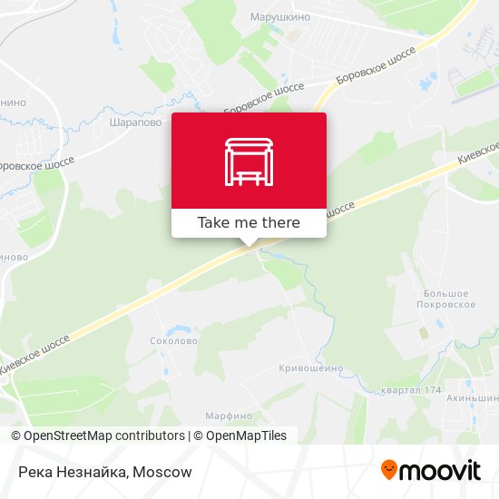 Река Незнайка map