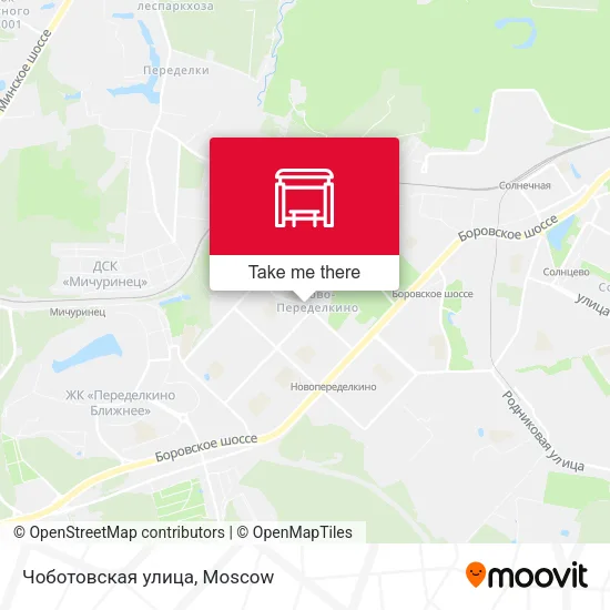 Чоботовская улица map