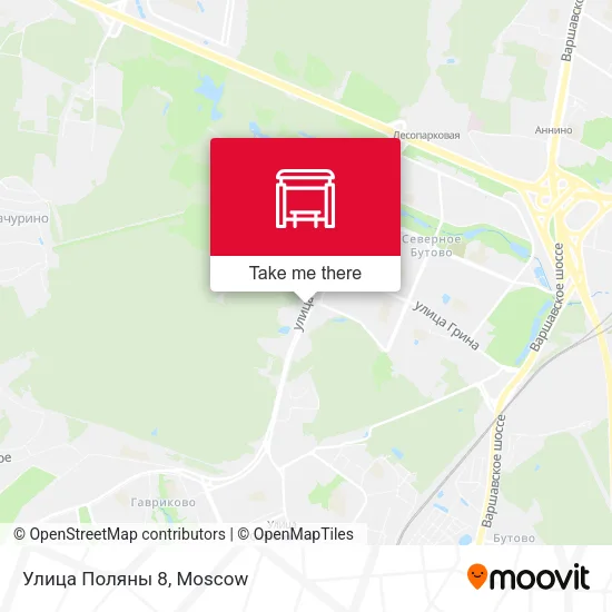 Улица Поляны 8 map