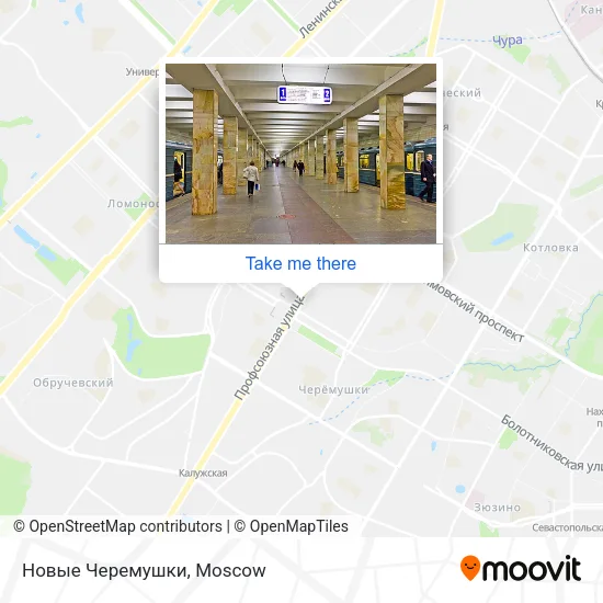 Новые Черемушки map