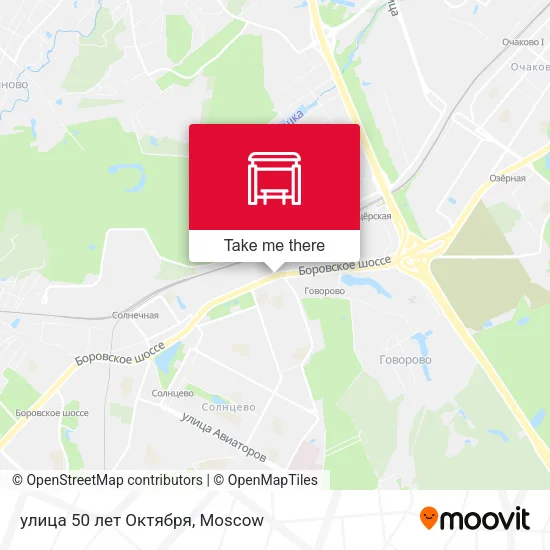 улица 50 лет Октября map