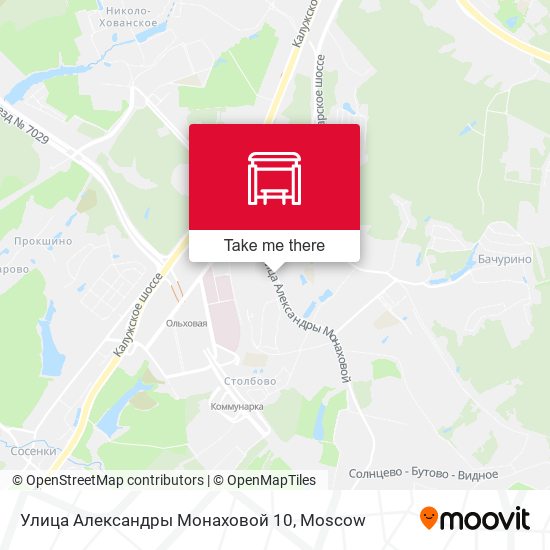 Улица Александры Монаховой 10 map