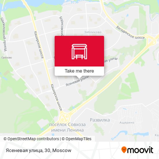 Ясеневая улица, 30 map