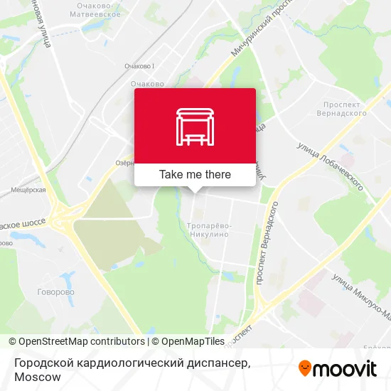 Городской кардиологический диспансер map
