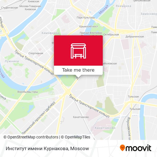 Институт имени Курнакова map