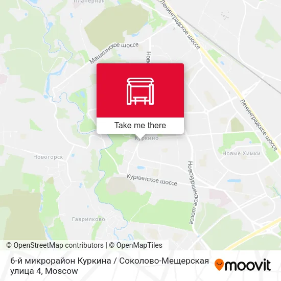 6-й микрорайон Куркина / Соколово-Мещерская улица 4 map