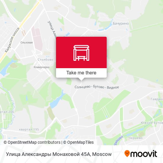 Улица Александры Монаховой 45А map