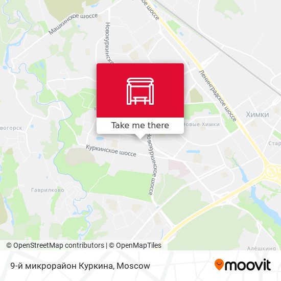 9-й микрорайон Куркина map
