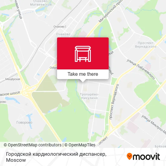 Городской кардиологический диспансер map