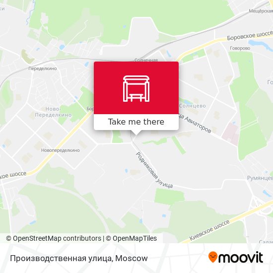 Производственная улица map