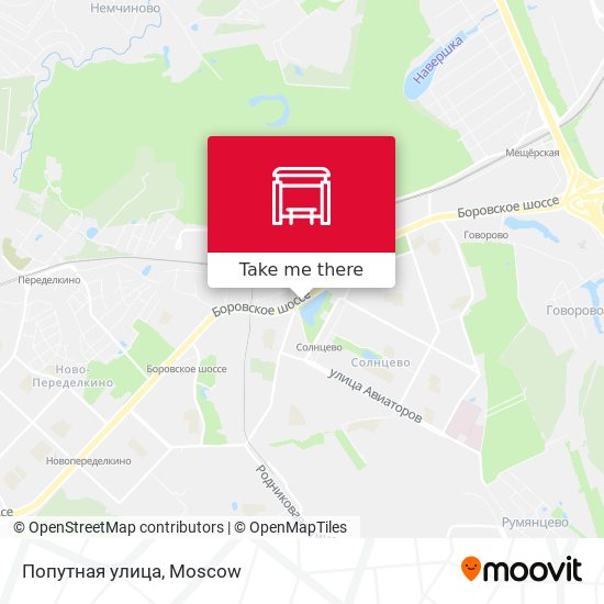 Попутная улица map