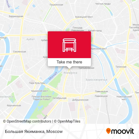 Большая Якиманка map