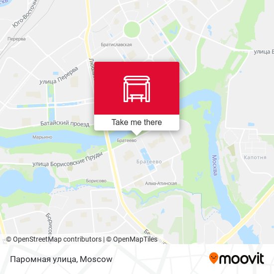 Паромная улица map