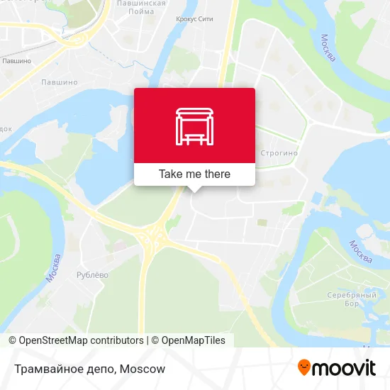 Трамвайное депо map