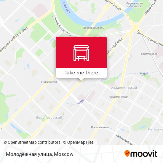 Молодёжная улица map