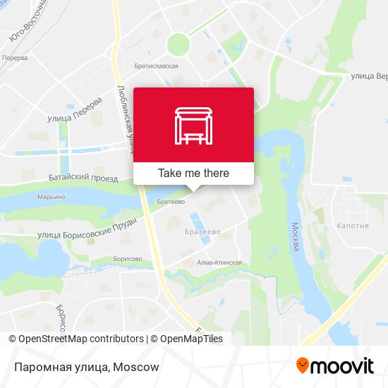 Паромная улица map