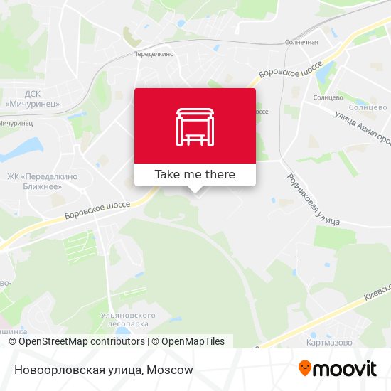 Новоорловская улица map