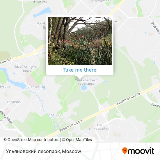Ульяновский лесопарк map