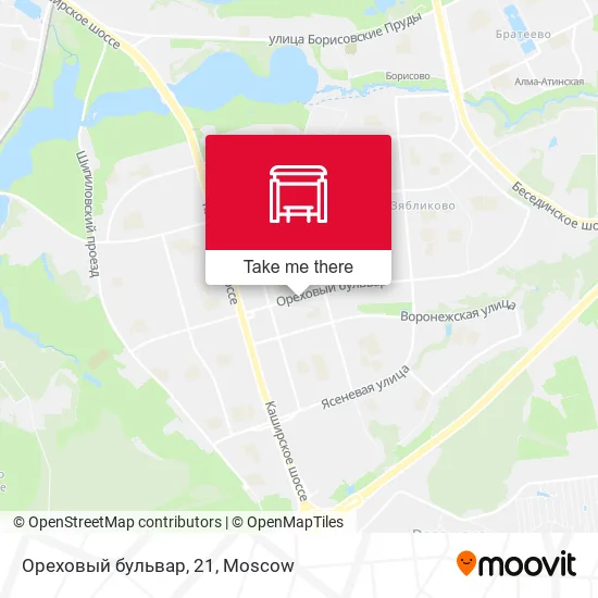 Ореховый бульвар, 21 map