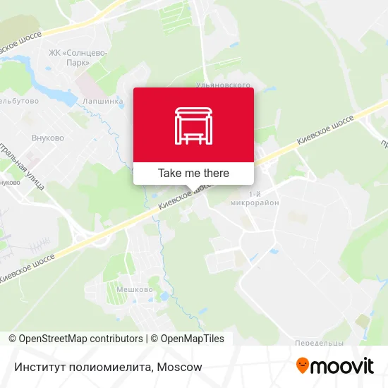 Институт полиомиелита map