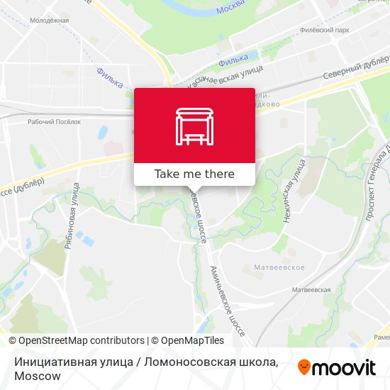 Инициативная улица / Ломоносовская школа map