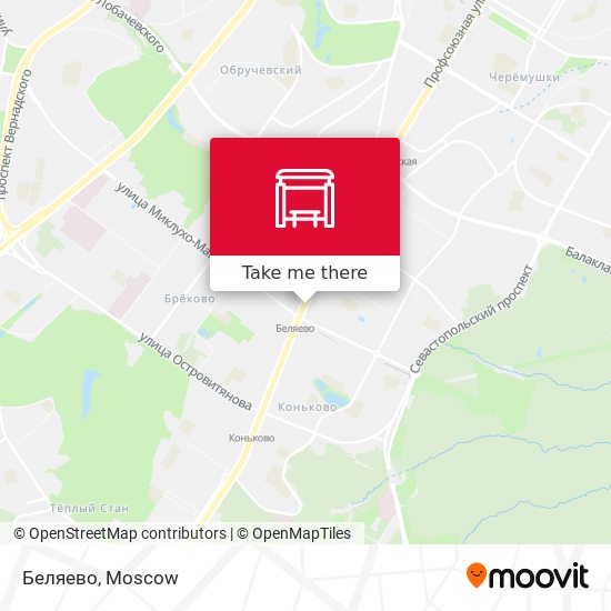 Беляево map