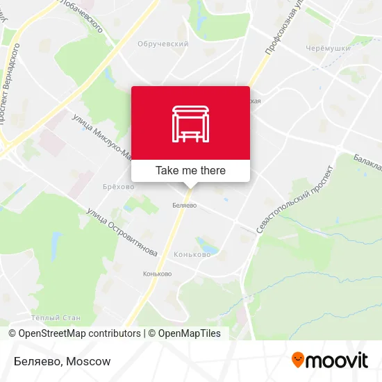 Беляево map