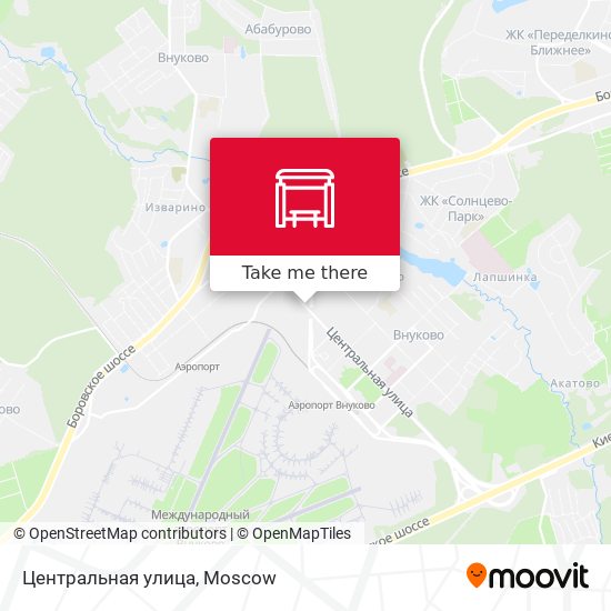 Центральная улица map