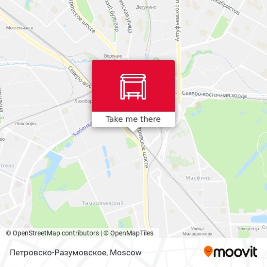 Петровско-Разумовское map