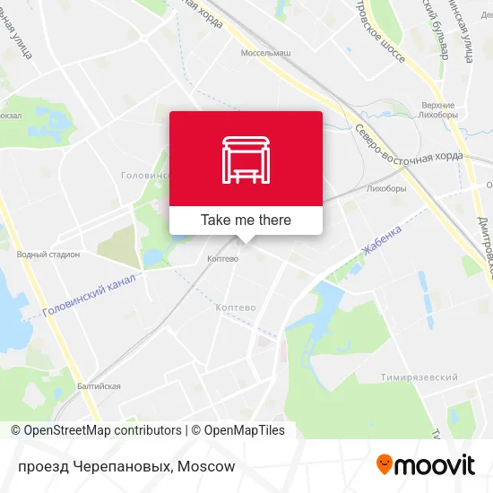 проезд Черепановых map