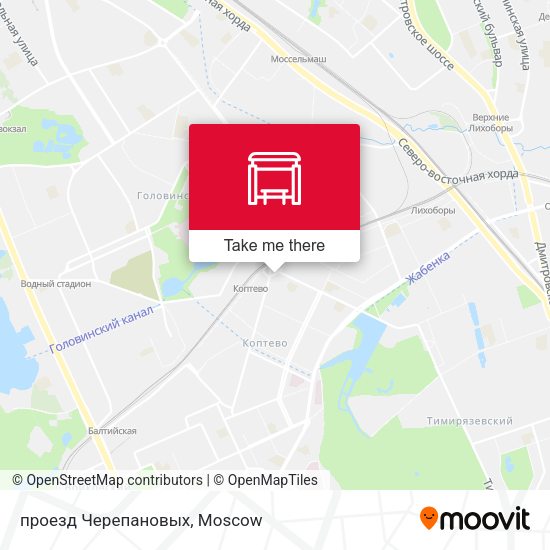проезд Черепановых map
