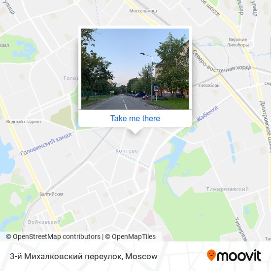 3-й Михалковский переулок map