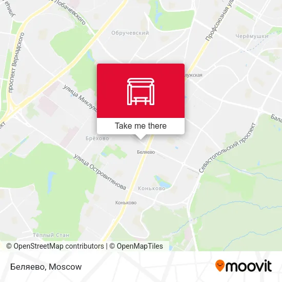 Беляево map