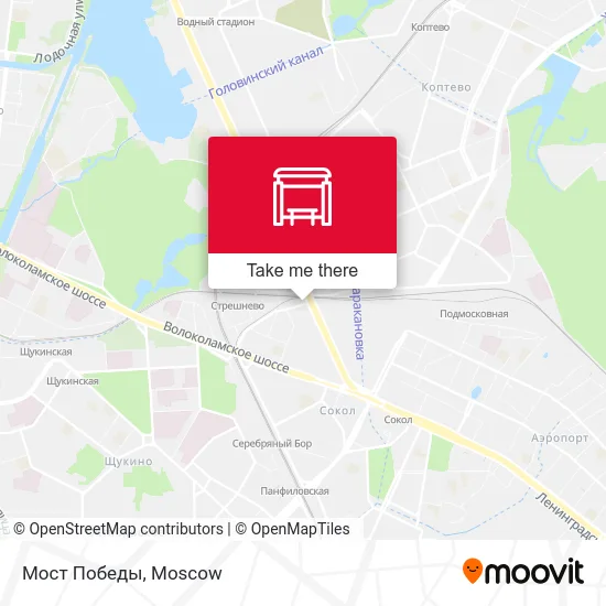 Мост Победы map