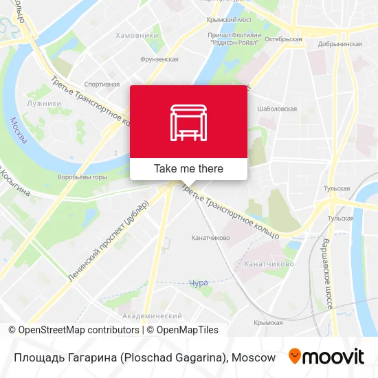 Площадь Гагарина (Ploschad Gagarina) map
