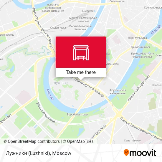 Лужники (Luzhniki) map