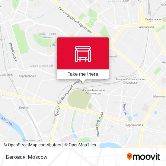 Беговая map