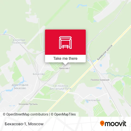 Бекасово-1 map