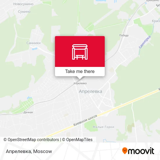 Апрелевка map