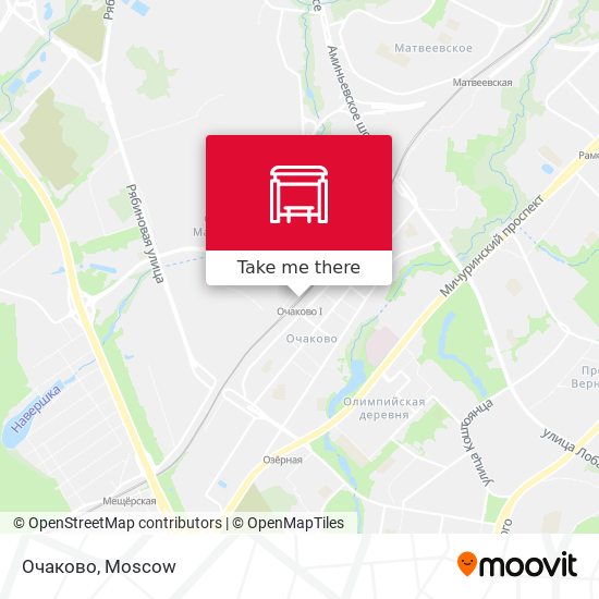 Очаково map